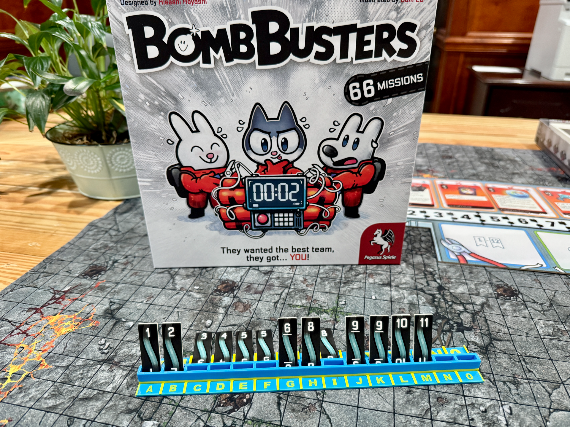 Bomb Busters Stand / Rack for the Wire Tiles