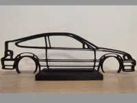 Silhouette Honda Civic CRX — photo 2