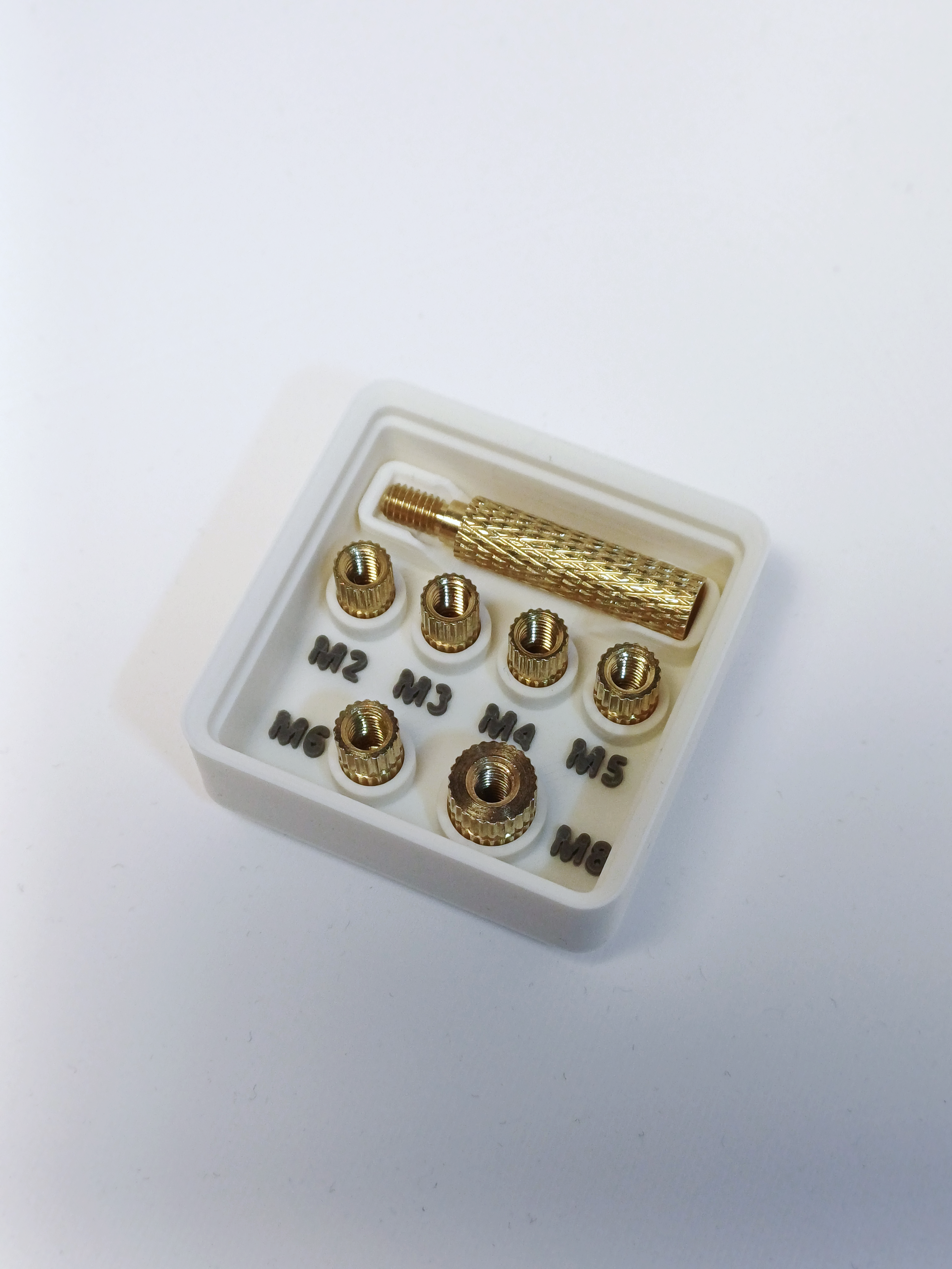 Miniatura 4 do modelo 3D Gridfinity Heat Insert Solder Tip Holder