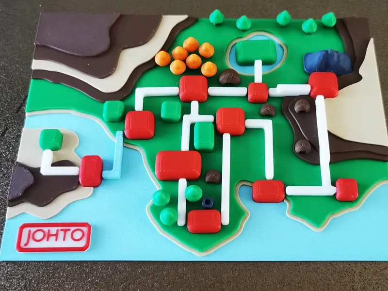 Mappa pokemon di Johto