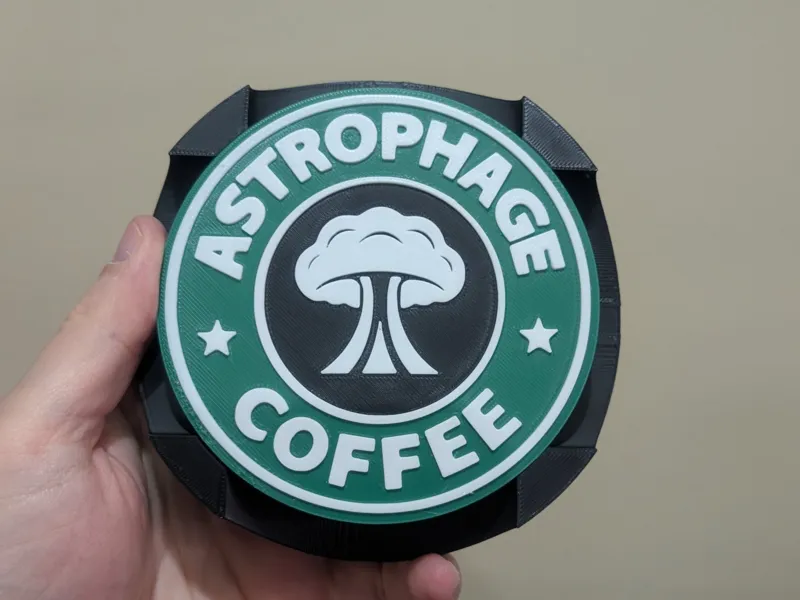 Astrophage Coffee Coaster