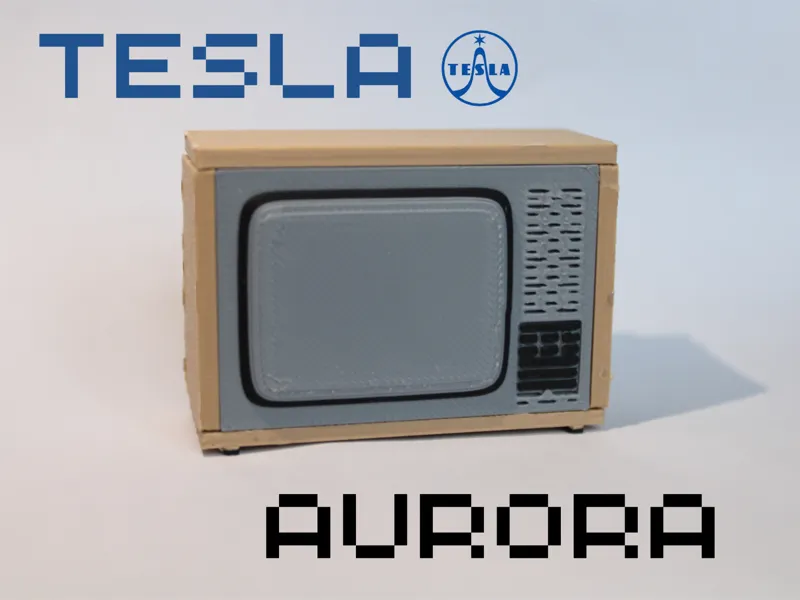 Retro Tv Tesla Aurora kitcard