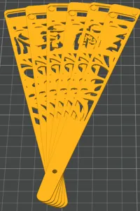 Éventail créatif imprimé en 3D (deux épaisseurs) — photo 4