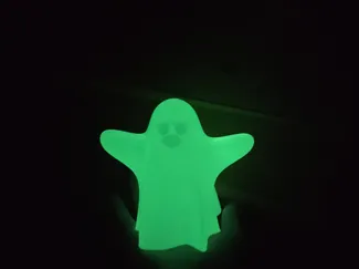 Glow in the dark ghost