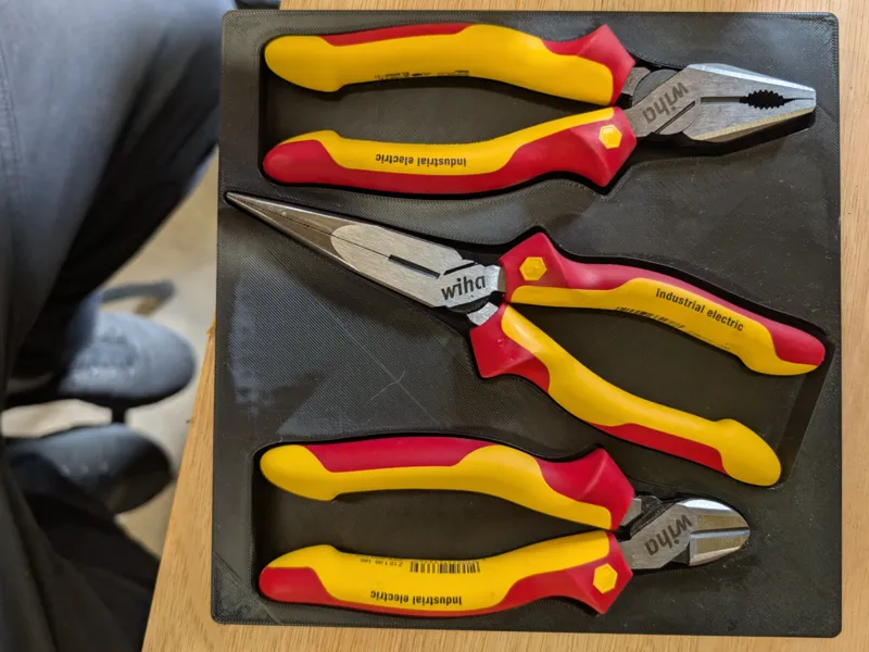 WIHA VDE Pliers Set - Gridfinity
