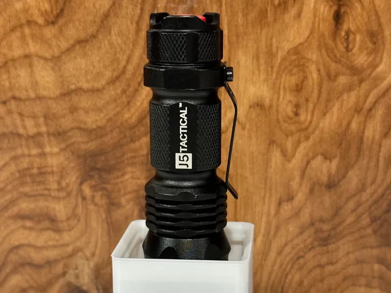 Gridfinity J5 Tactical Flashlight Holder