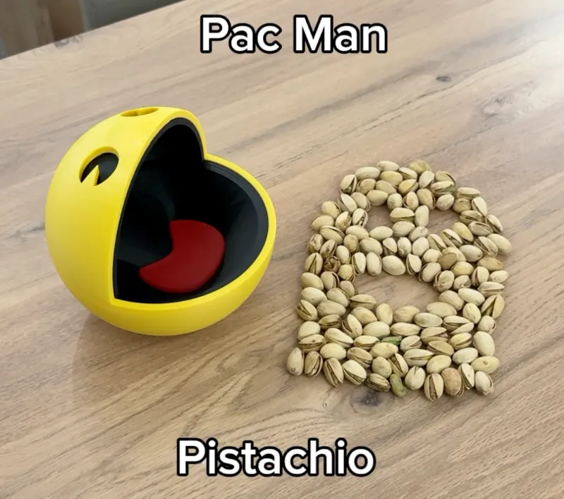 Pac-Man Pistachio Bowl