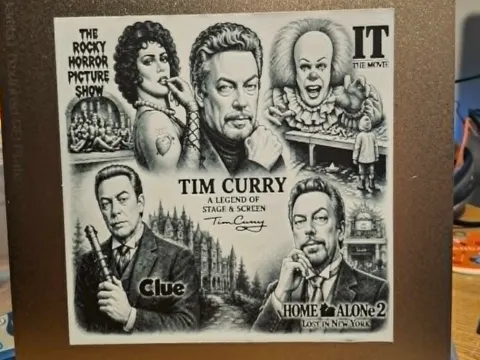 Cuadro decorativo en 3D: Tim Curry - Legend of screen and stage - Hueforge — referencia de MakerWorld