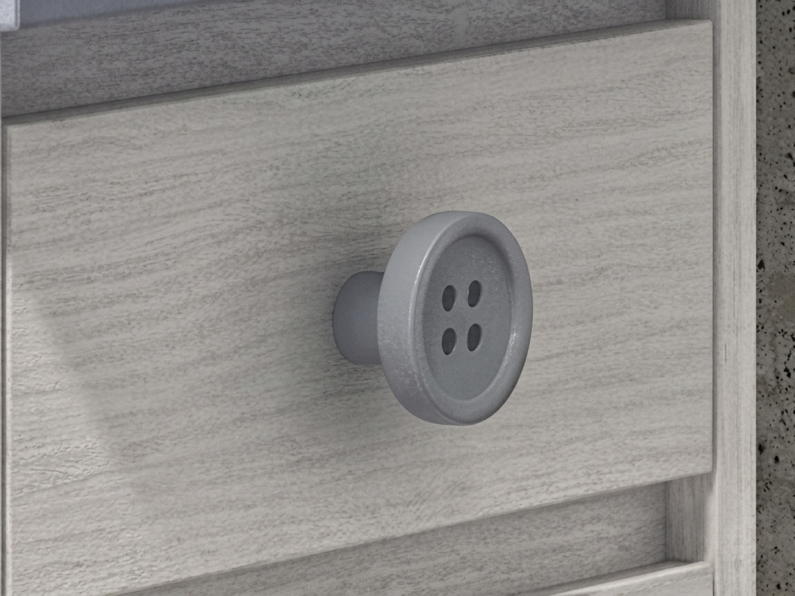 Sewing button cabinet/drawer knob
