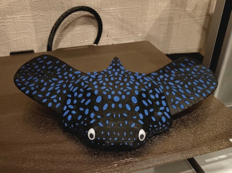 Miniatura 5 do modelo 3D Gliding Manta Ray - Just drop & GO!