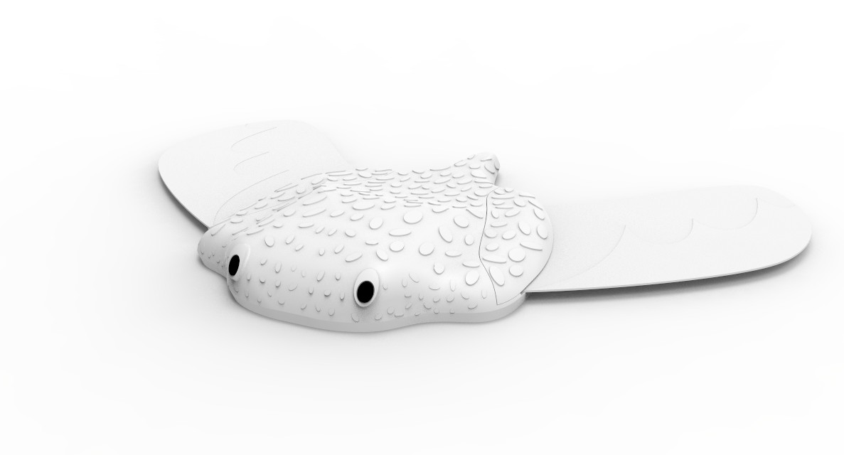 Miniatura 1 do modelo 3D Gliding Manta Ray - Just drop & GO!