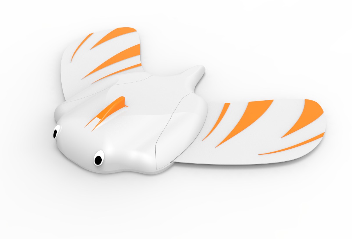 Miniatura 2 do modelo 3D Gliding Manta Ray - Just drop & GO!