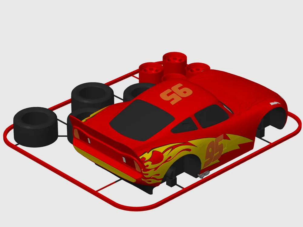 ライトニング・マックィーンキットカード(ディズニーピクサーカーズ