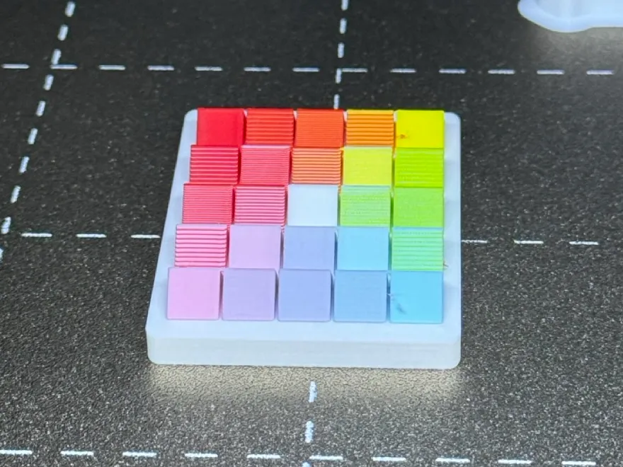 Color Cube Test Color or Colour Mixing Test cubes - Free 3D Print Model - MakerWorld