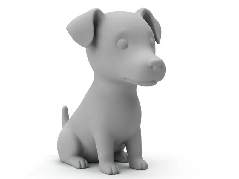 Mini Cute Jack Russell Terrier Figurine