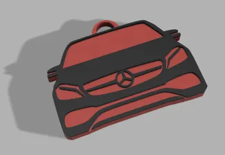 Mercedes A-Class W176 key ring (AMS ready)
