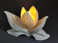 Photophore LED en forme de tulipe — photo 2
