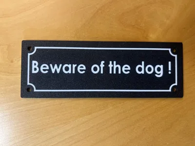 Beware of the dog