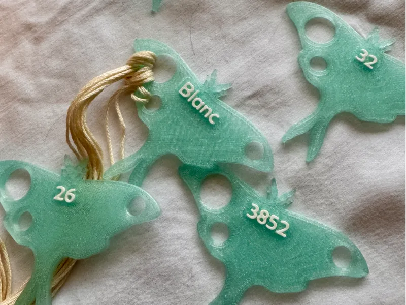 Luna Moth Floss Drops