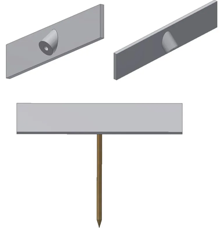Toothpick Label Display for 0.5" tall labels