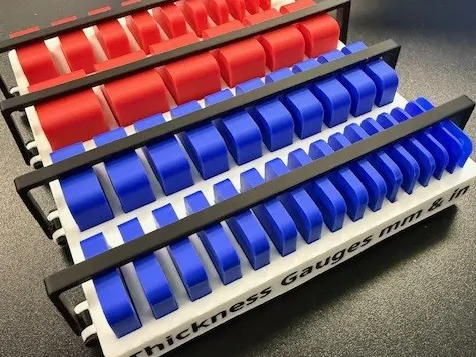 Thickness Gauges in Inches and Millimeters