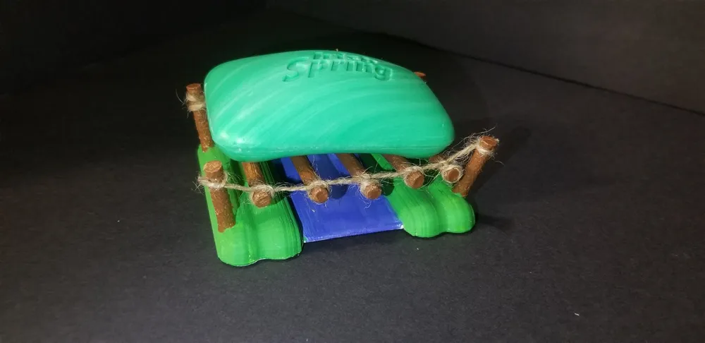 Wooden Bridge Soap Dish - Rope Bridge - Free 3D Print Model - MakerWorld