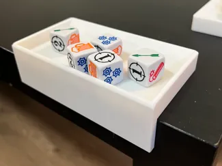 Table Edge Dice Tray for RPG & Board Games