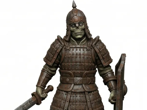 Chinese Undead Soldier - Eastern Fantasy Miniature
