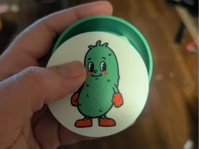 Pickle Box Round Container and Lid