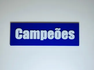 Placa Campeões