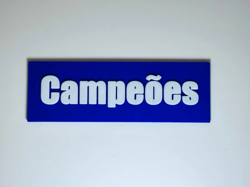 Placa Campeões