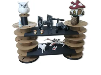 Estantería Eco-Modular para Carretes de Cartón 