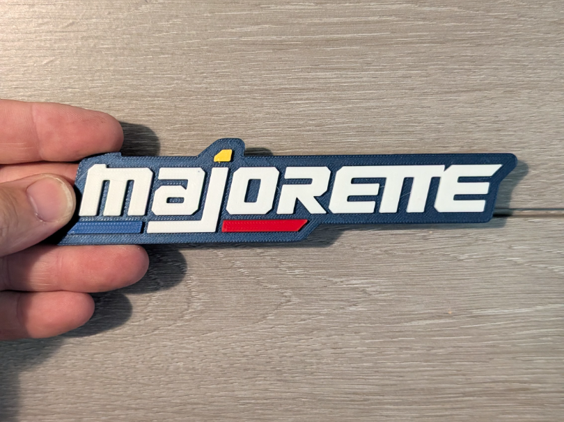 Majorette logo sign plaque 2-sizes