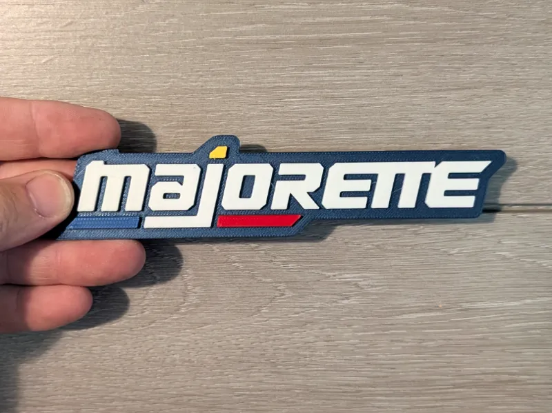 Majorette logo sign plaque 2-sizes