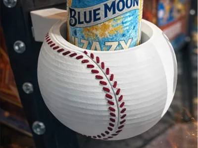 Baseball Beverage Holder for Pinball Machines