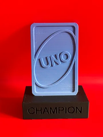 Modelo para impresión 3D: UNO Champion Trophy — vista de referencia 2