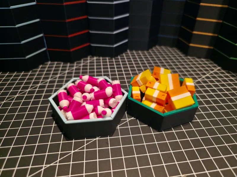 Token organizer  verschiedene Größen Stapelbar