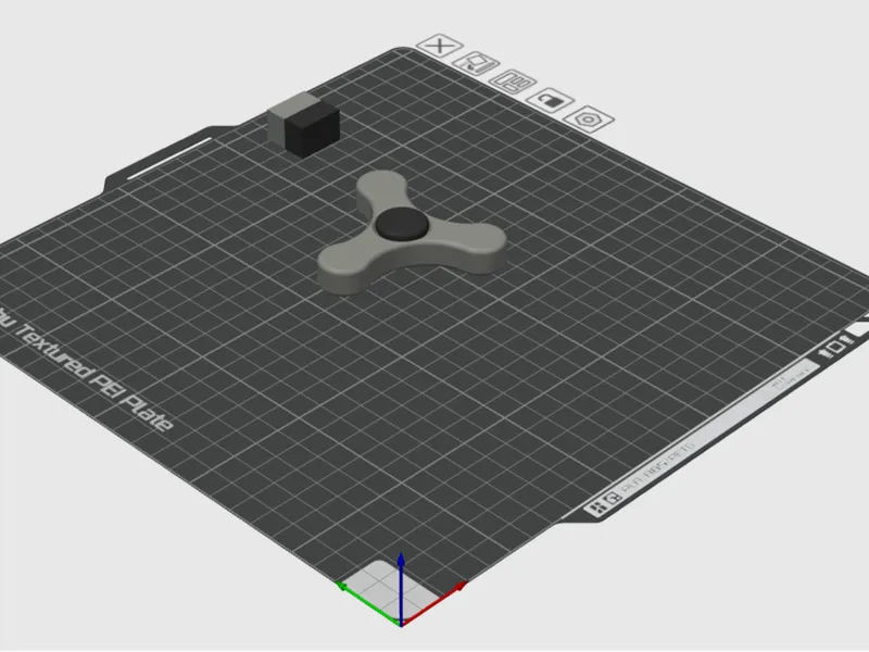 A fidget spinner