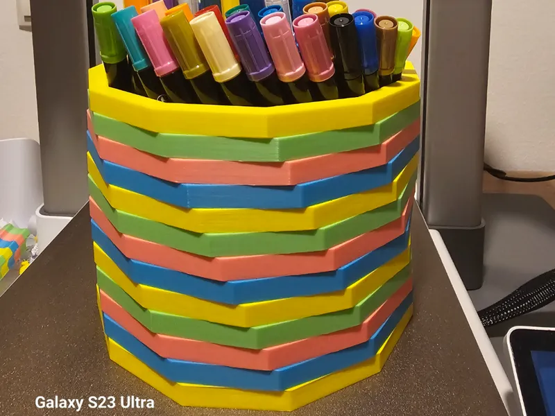 Stiftehalter bis zu 4 Farben drucken
