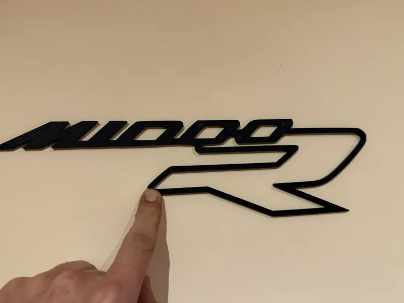 Logo Wall Art BMW M 1000 R – Décoration Murale 3D