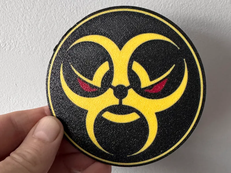 Evil Biohazard Eyes Coaster