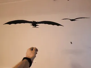 Night Fury with flapping wings