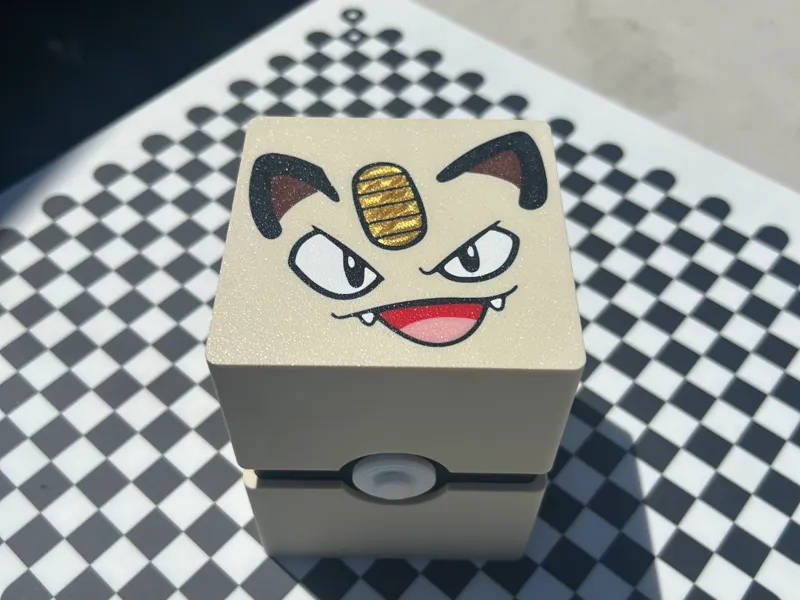 Meowth V2 Pokemon Character Themed Deck Box