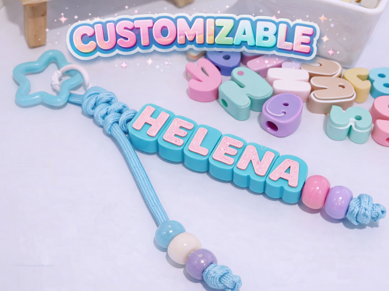 Abalorios letras personalizables  - letter beads 