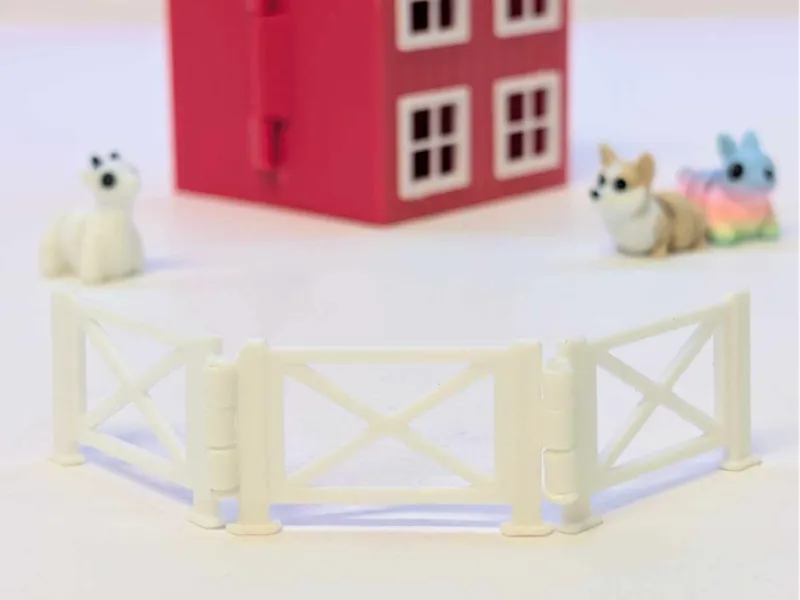 Mini Barn Fence–3D Printed Fence for Tiny Animals