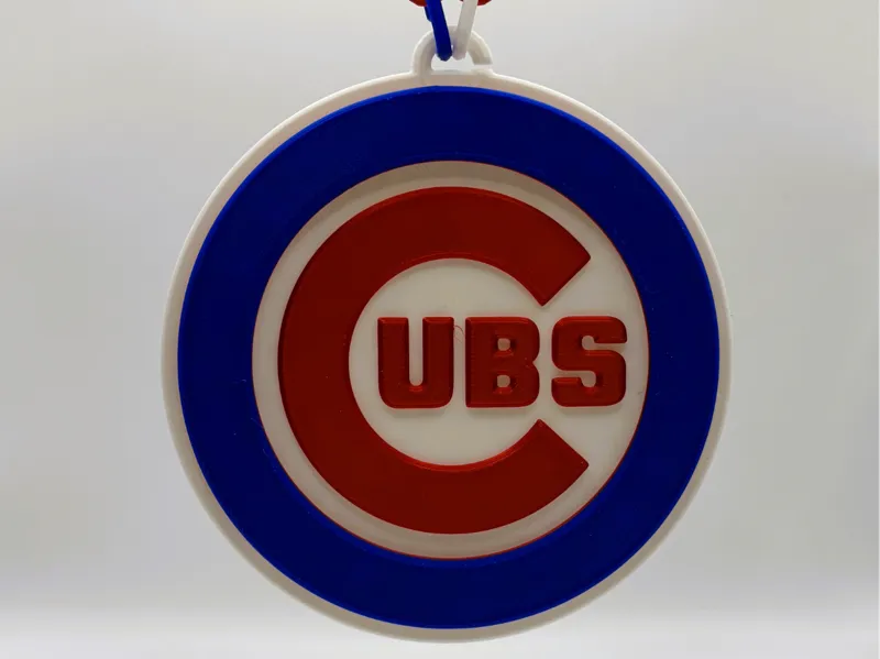 Chicago Cubs Pendant & Chain
