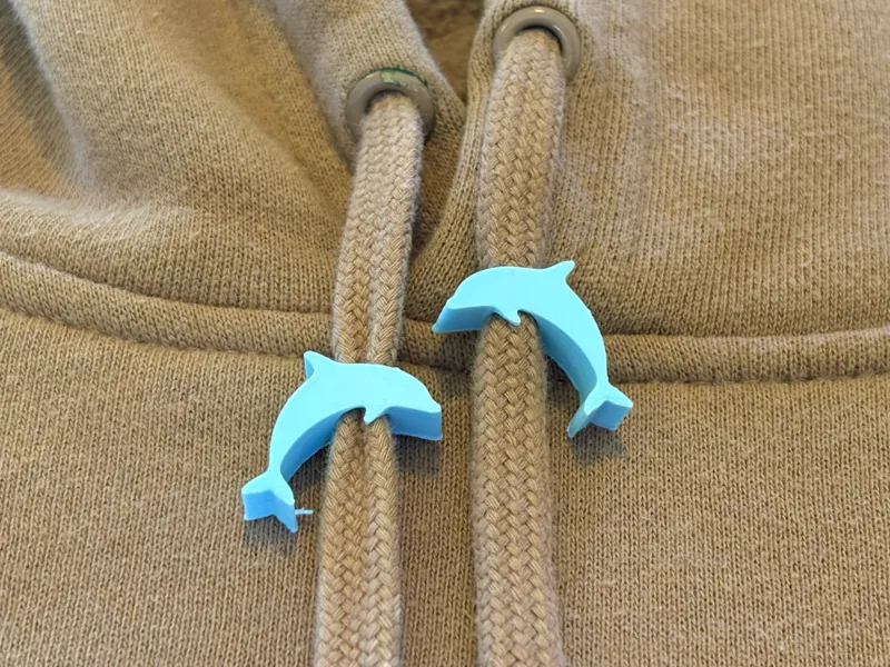 Dolphin Drawstring Beads