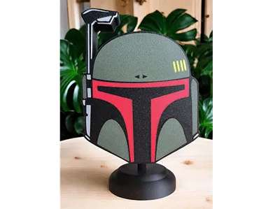 Boba Fett Helmet Led Lamp - Lightbox