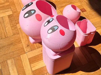 Kirby trash can, throw and collect waste. 2.0