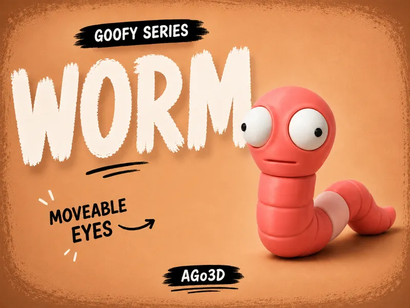 Goofy series – WORM Movable Eyes NOAMS
